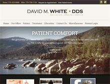 Tablet Screenshot of davidwhitedds.com
